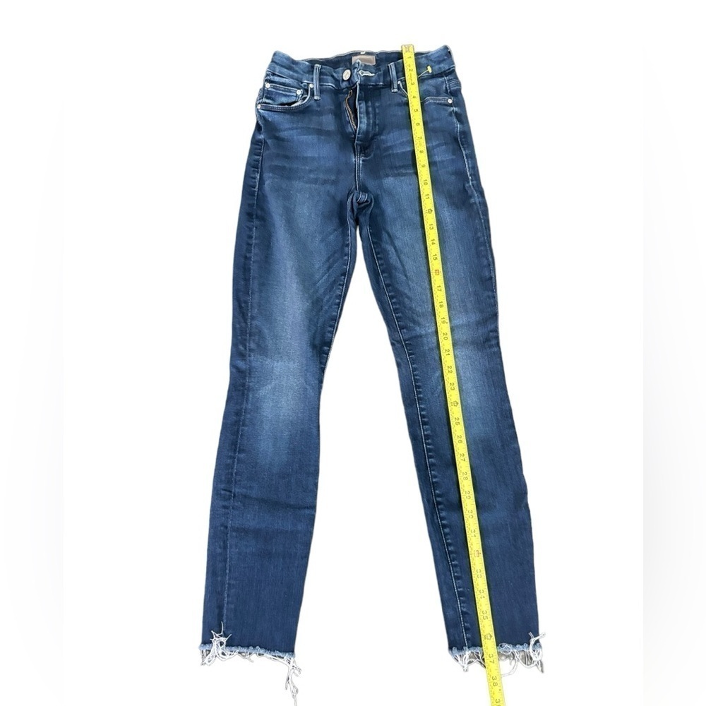 MOTHER
Looker High-Rise Ankle Fray Skinny Jeans in Tongue And Chic size 25 - Picture 12 of 16